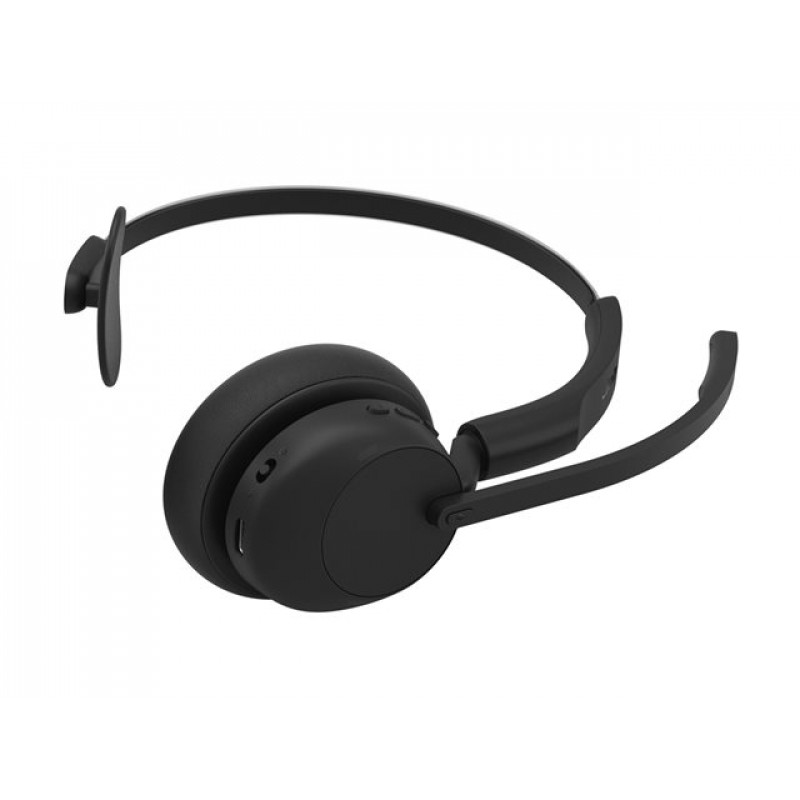 Jabra Evolve3 45 Mono UC headset met LINK 390c en oplaadstandaard, zwart