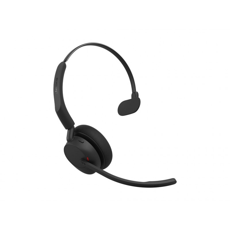 Jabra Evolve3 45 Mono UC headset met LINK 390c en oplaadstandaard, zwart