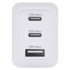 dbramante1928 CI70CCWH4436 voedingsadapter, 70 W, 2x USB-C + 1x USB-A, EU-stekker, wit