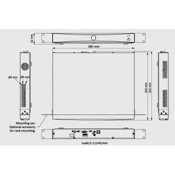 Miton NT-NVR761F-H2 IP-netwerkvideorecorder (NVR), 16 kanalen, 12 MP