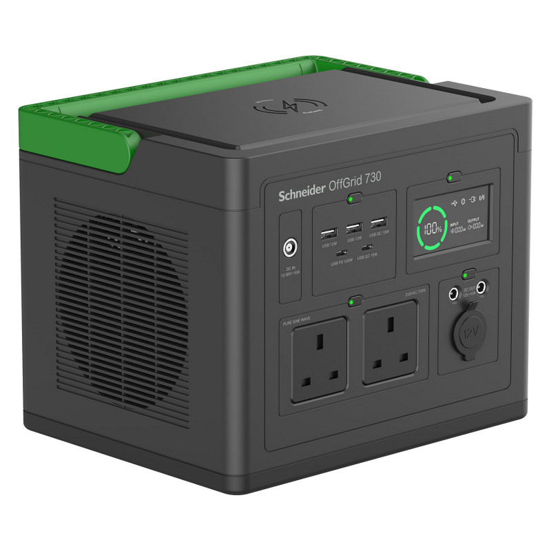 APC Schneider OffGrid 730 PPS730-UK draagbaar powerstation, 738 Wh, UK-stopcontacten