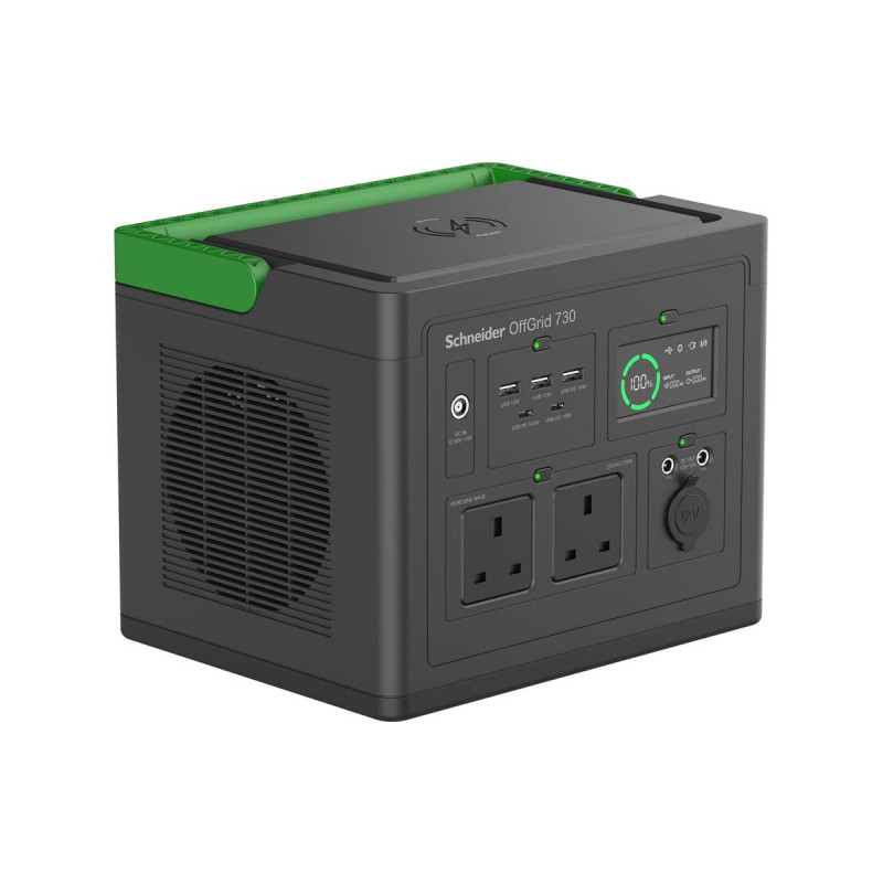 APC Schneider OffGrid 730 PPS730-UK draagbaar powerstation, 738 Wh, UK-stopcontacten