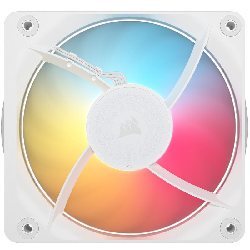 Corsair iCUE LINK RX120 II RGB PWM-ventilator CO-9051058-WW, 120 mm, enkele ventilator, wit