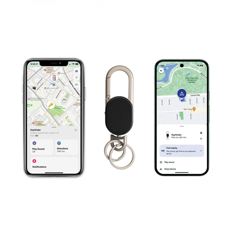 XD Design Connects Keyfinder Dual sleuteltracker, Apple en Android Find, P301.1601