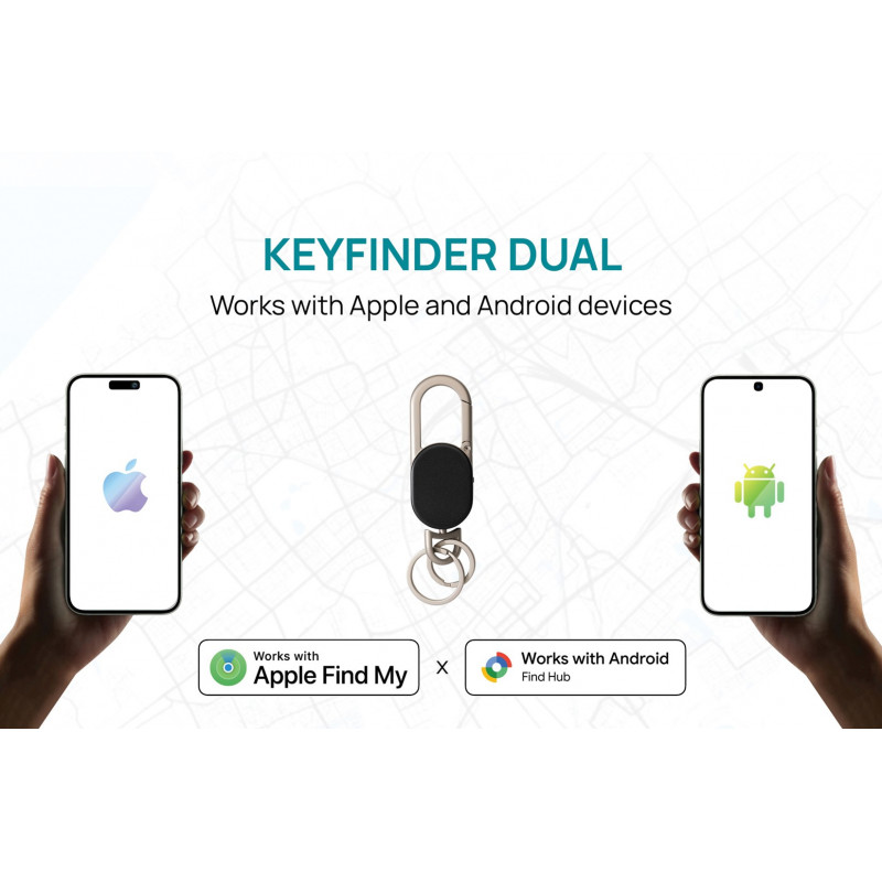 XD Design Connects Keyfinder Dual sleuteltracker, Apple en Android Find, P301.1601