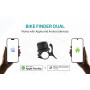 XD Design Connects Bike Finder Dual fietsbel met tracker, Apple en Android Find, IPX6, P301.1401