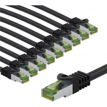 Goobay 69767 CAT 8.1 patchkabel, S/FTP (PiMF), 5 m, grijs (10 st.)