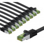 Goobay 69767 CAT 8.1 patchkabel, S/FTP (PiMF), 5 m, grijs (10 st.)