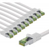 Goobay 69787 CAT 8.1-patchkabel, GHMT-gecertificeerd, S/FTP (PiMF), 2 m, wit (10 st.)