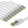Goobay 69788 CAT 8.1-patchkabel, GHMT-gecertificeerd, S/FTP (PiMF), 3 m, wit (10 st.)