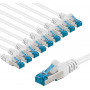 Goobay CAT 6A patchkabel, S/FTP (PiMF), 3 m, 10 stuks
