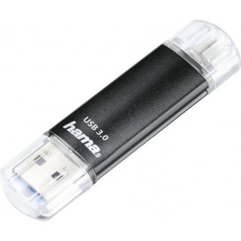 Hama Laeta Twin USB-stick, 16 GB, USB 3.2 Gen 1 (3.1 Gen 1), zwart