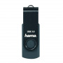 Hama Rotate USB-stick, 256 GB, USB 3.0, petrolblauw