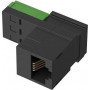Hama telefoonadapter, T+T-stekker – modulaire koppeling 8p4c