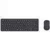 Hama WKM-300 toetsenbord-muisset voor meerdere apparaten, draadloos, RF/Bluetooth, zwart, QWERTZ DE