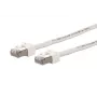 Metz Connect Ultraflex500 VoIP patchkabel S/FTP Cat.6, wit, 0,5 m
