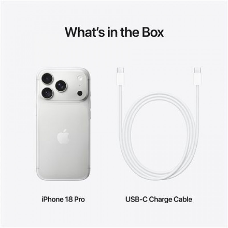Apple iPhone 18 Pro smartphone, 256 GB, JP eSIM, zilver