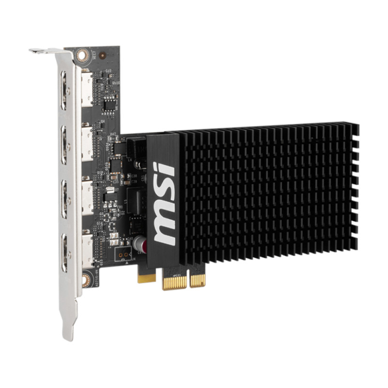 MSI GeForce GT 710 2GD3H videokaart, 2 GB GDDR3, 64-bits, 4x HDMI
