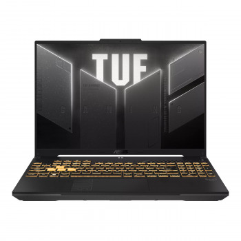 ASUS TUF Gaming F16 FX607VJR-TU305W laptop, Intel Core 5 205H, 16 GB DDR5, 512 GB SSD, GeForce RTX 3050 6 GB, Windows 11 Home, US International-toetsenbord, grijs