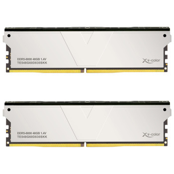 V-Color TE548G60D830SKK ECC OC U-DIMM DDR5-6000 geheugenkit, CL30, XMP en EXPO, 96 GB (dual-kit)