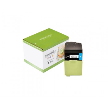 Static Control tonercartridge voor Lexmark 78C2XC0, cyaan, compatibel