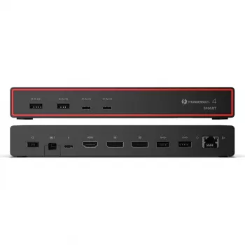 Lenovo ThinkPad Thunderbolt 4 Smart Dock 40BE0135DE docking station, zwart, 100 W, 4K@60Hz