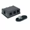 S/CONN maximum connectivity ISDN-verdeler, 6-voudig, set met 3,0 m aansluitkabel, 71400-6SET