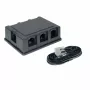 S/CONN maximum connectivity ISDN-verdeler, 6-voudig, set met 3,0 m aansluitkabel, 71400-6SET