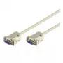 Goobay 50547 D-SUB-seriële kabel, RS-232-bus (9-polig) naar RS-232-bus (9-polig), 2 m, grijs