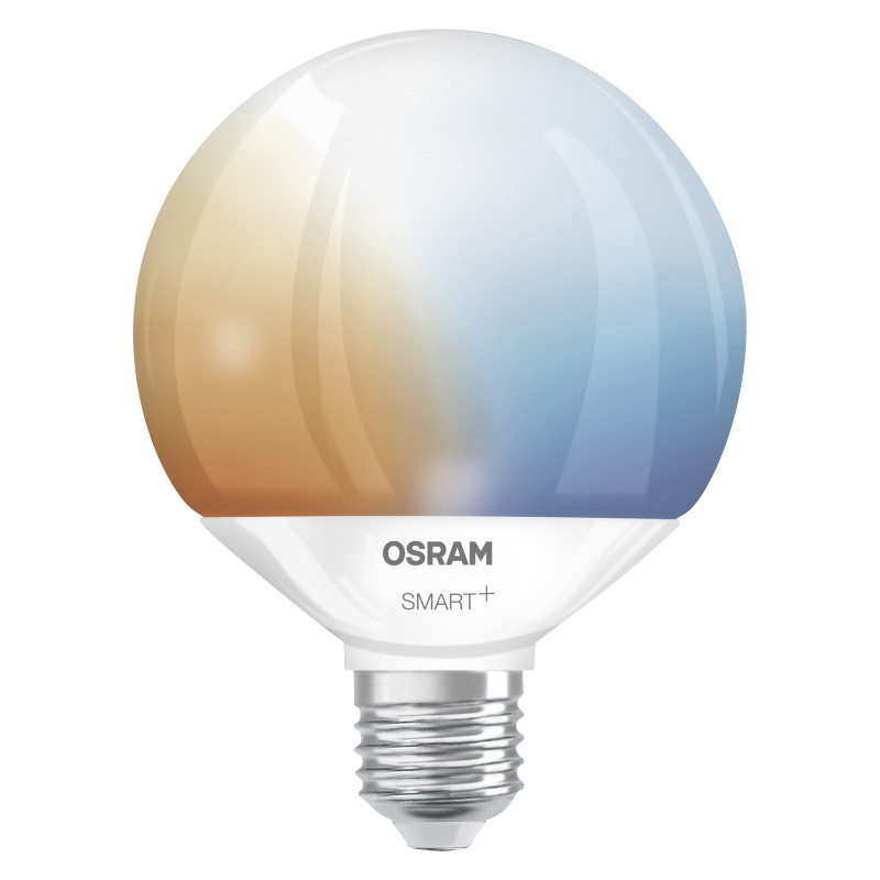 Osram Smart+ Matter Globe 95 100 827 865 TW slimme lamp, E27, 14 W, instelbaar wit, Wi-Fi