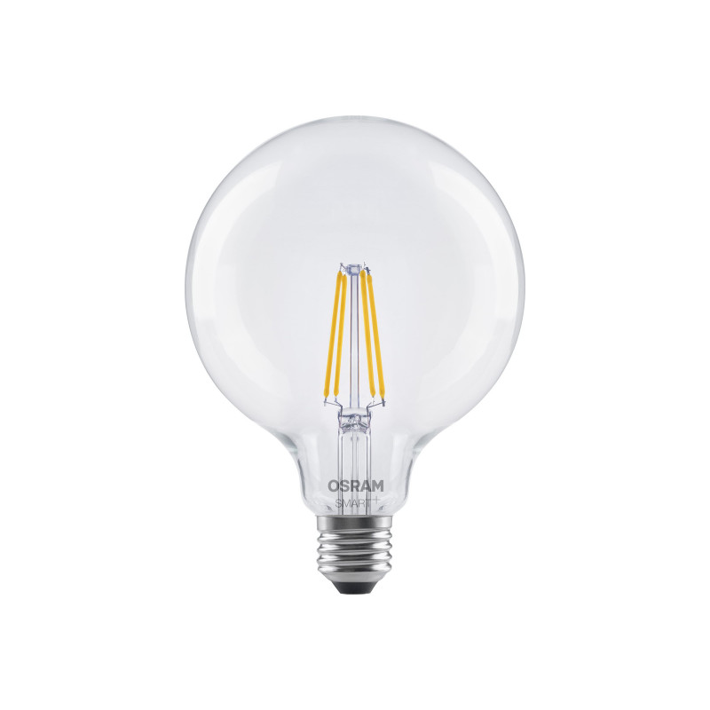 Osram SMART+ MATTER Filament Dimmable Classic Globe 827 slimme filamentlamp, E27, 6 W, warmwit, wifi