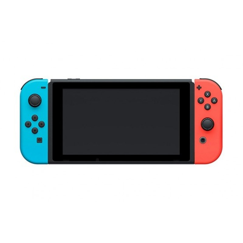 Nintendo Switch V2 NSH006 spelcomputer, rood en blauw