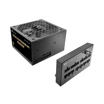 Thermaltake Dockpower FI 1000W voeding, 80 PLUS Gold, modulair, zwart