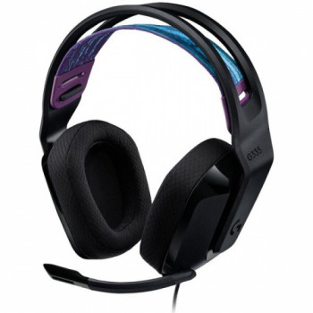 Logitech G335 bedrade gaming-headset, 3,5 mm-aansluiting, zwart
