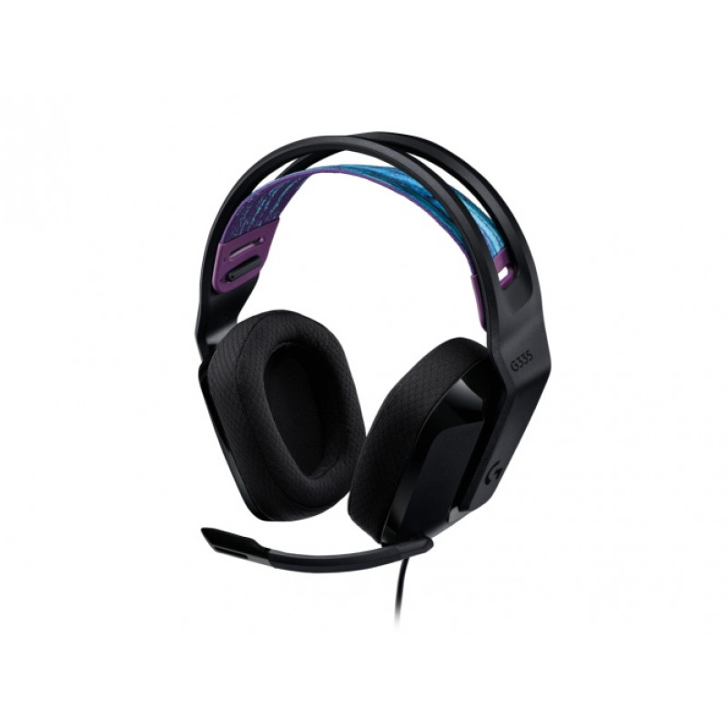 Logitech G335 bedrade gaming-headset, 3,5 mm-aansluiting, zwart