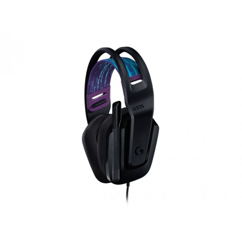 Logitech G335 bedrade gaming-headset, 3,5 mm-aansluiting, zwart