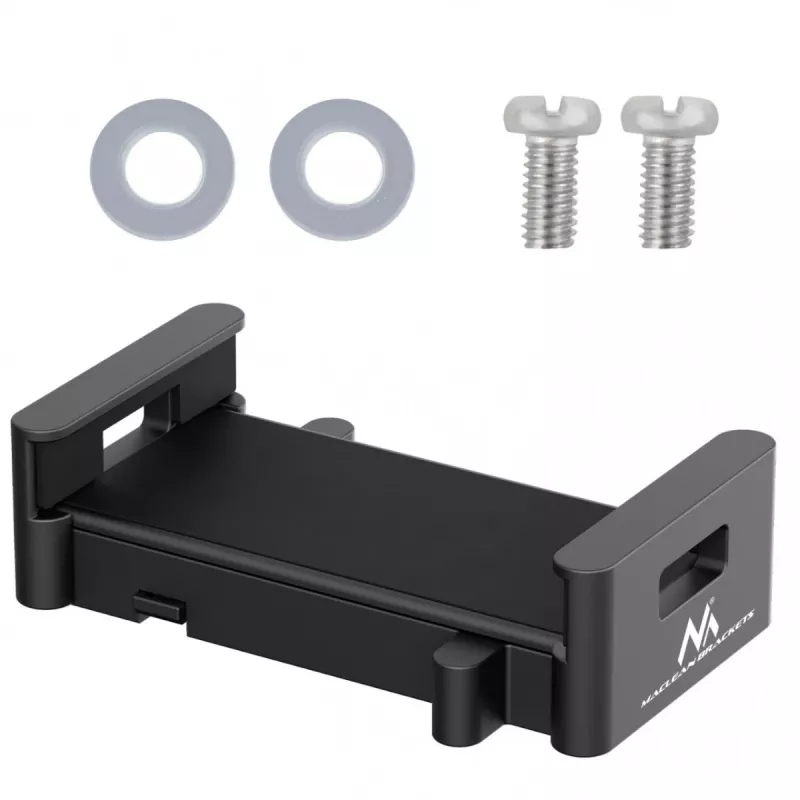 Maclean MC-991 tablethouder voor VESA-bevestiging, 4,7–15 inch, zwart