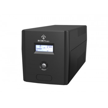 Alantec AP-BK1000-02 noodstroomvoorziening UPS 1000VA/600W, towermodel, LCD, 4×CEE 7/3, USB, 2×7Ah VRLA-accu's