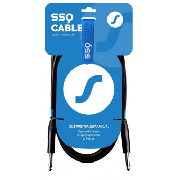 SSQ JMPJMP6 SS-1450 monojackkabel, jack mono – jack mono, 6 m, zwart