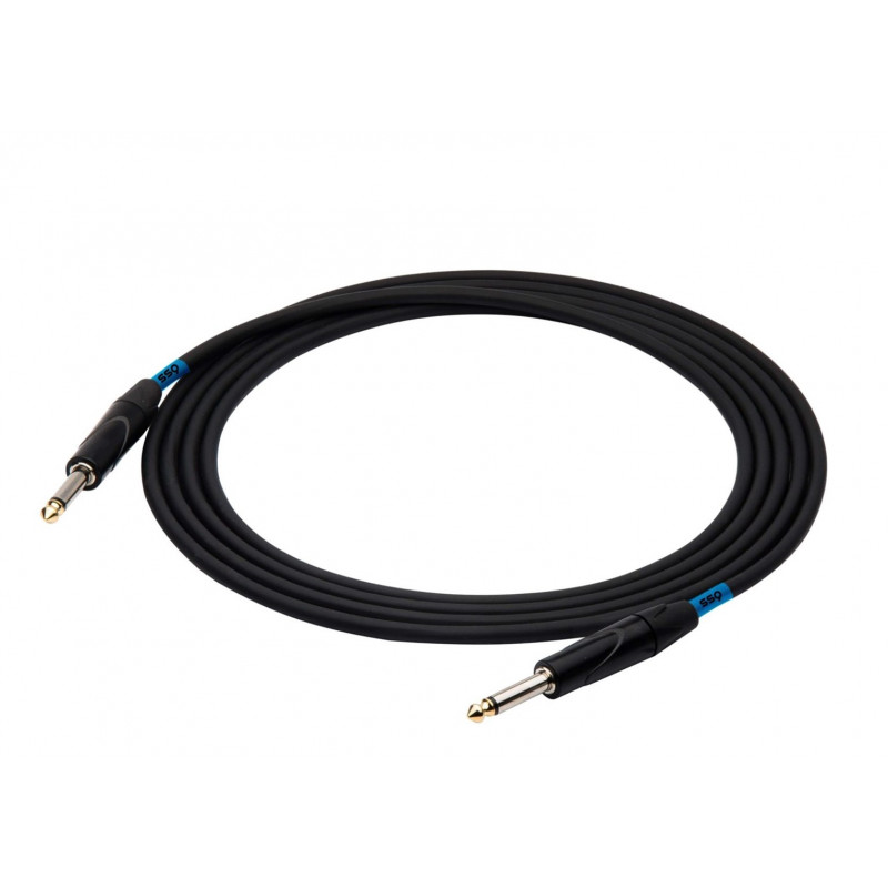 SSQ JMPJMP6 SS-1450 monojackkabel, jack mono – jack mono, 6 m, zwart