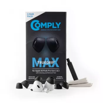 Comply MAX oordopjes voor Apple AirPods Pro 1e en 2e generatie, Electric Pine, maat L