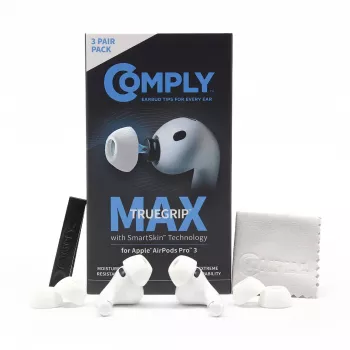 Comply MAX oordopjes voor Apple AirPods Pro 3, wit, maat L