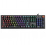 Marvo KG917 mechanisch gamingtoetsenbord, US-indeling, RGB, Jixian Blue-schakelaars, USB, zwart