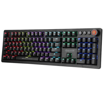 Marvo KG917 mechanisch gamingtoetsenbord, US-indeling, RGB, Jixian Blue-schakelaars, USB, zwart