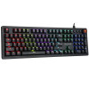 Marvo KG917 mechanisch gamingtoetsenbord, US-indeling, RGB, Jixian Blue-schakelaars, USB, zwart