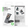 Duzzona W22 3-in-1 magnetische draadloze oplader, grijs