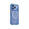Skinarma Saturn Skin000483 hoesje met MagSafe en RotatingKick Stand voor iPhone 18 Pro / 17 Pro, blauw