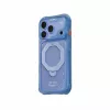 Skinarma Saturn Skin000483 hoesje met MagSafe en RotatingKick Stand voor iPhone 18 Pro / 17 Pro, blauw