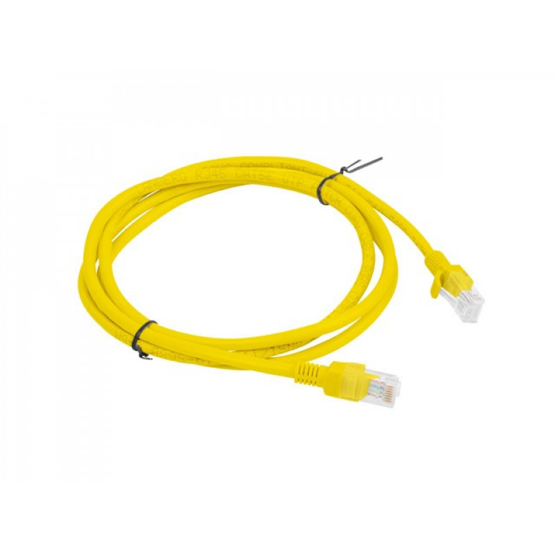 Lanberg PCU6-10CC-0150-Y patchkabel RJ45 Cat.6 UTP, 1,5 m, geel
