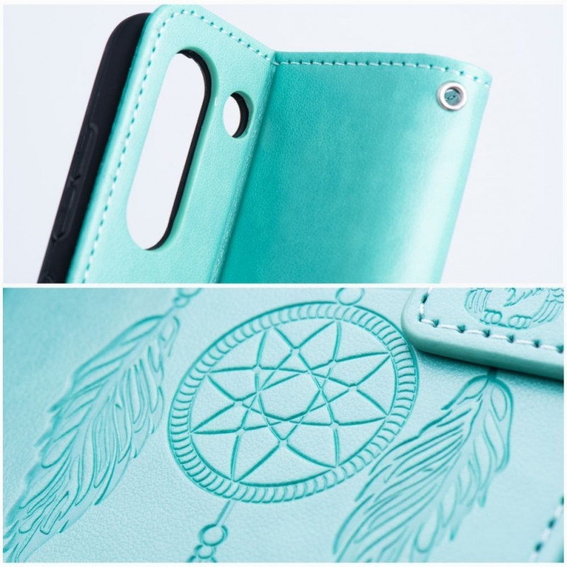 OEM flipcase Mezzo Book voor Samsung S20 FE / S20 FE 5G, dromenvangerpatroon, groen
